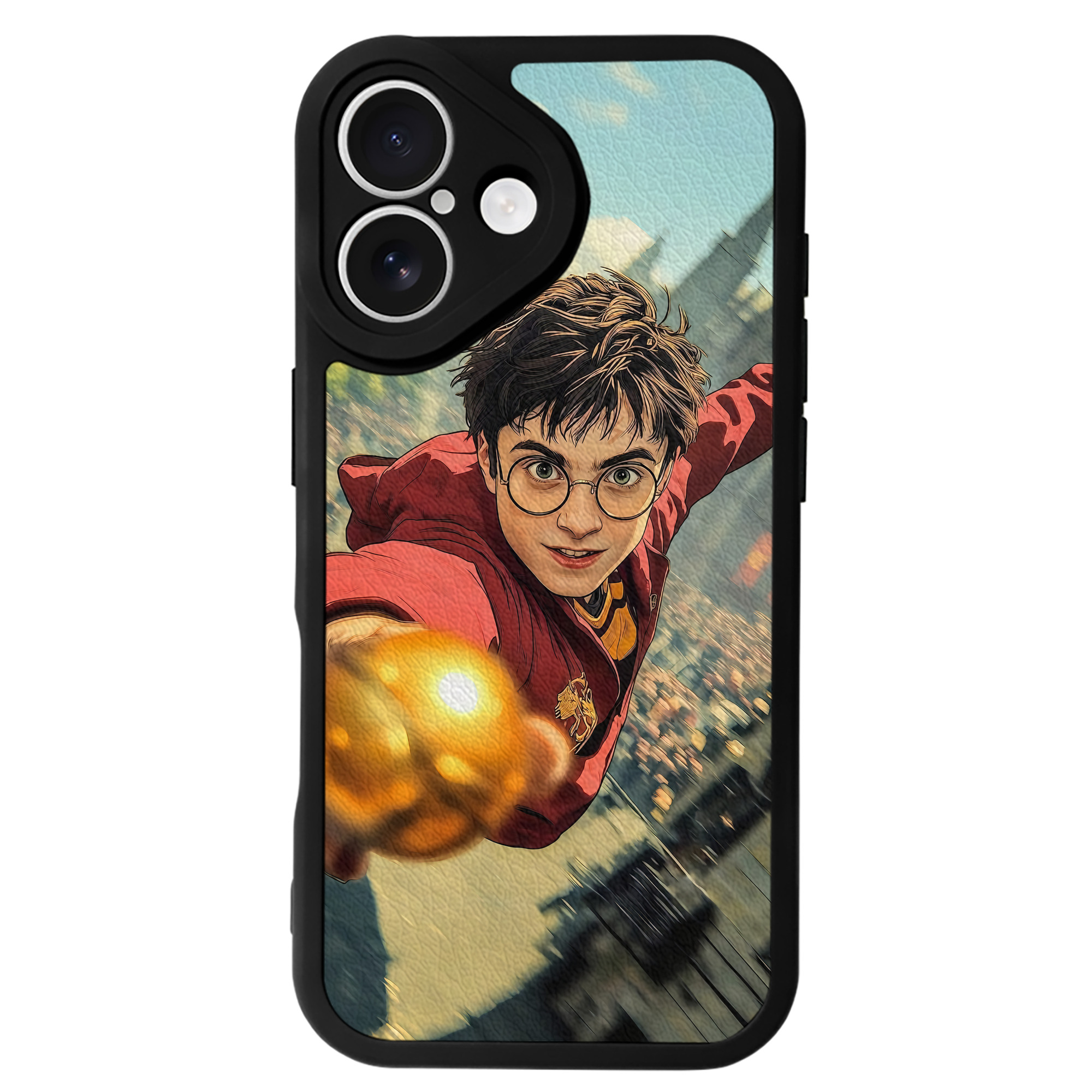 （画像用） Harry Potter ハリー・ポッターシリーズ 【iPhone 16シリーズ対応】シリコンスマホケース（レザー調） 材質：シリコン
